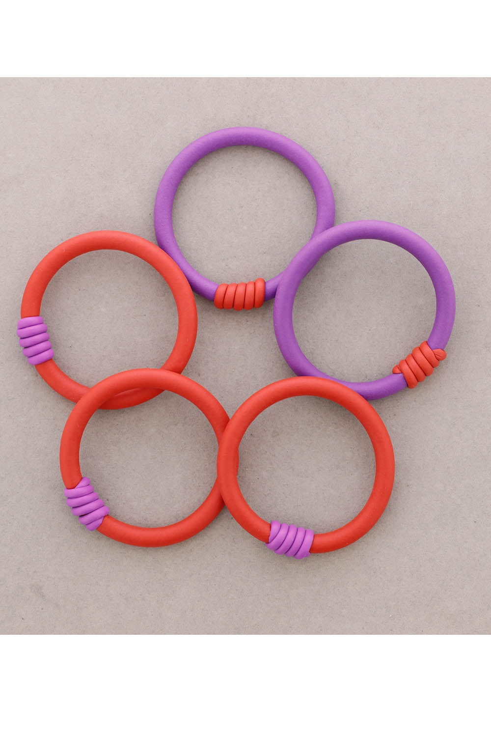 Rubber Spiral Bangles