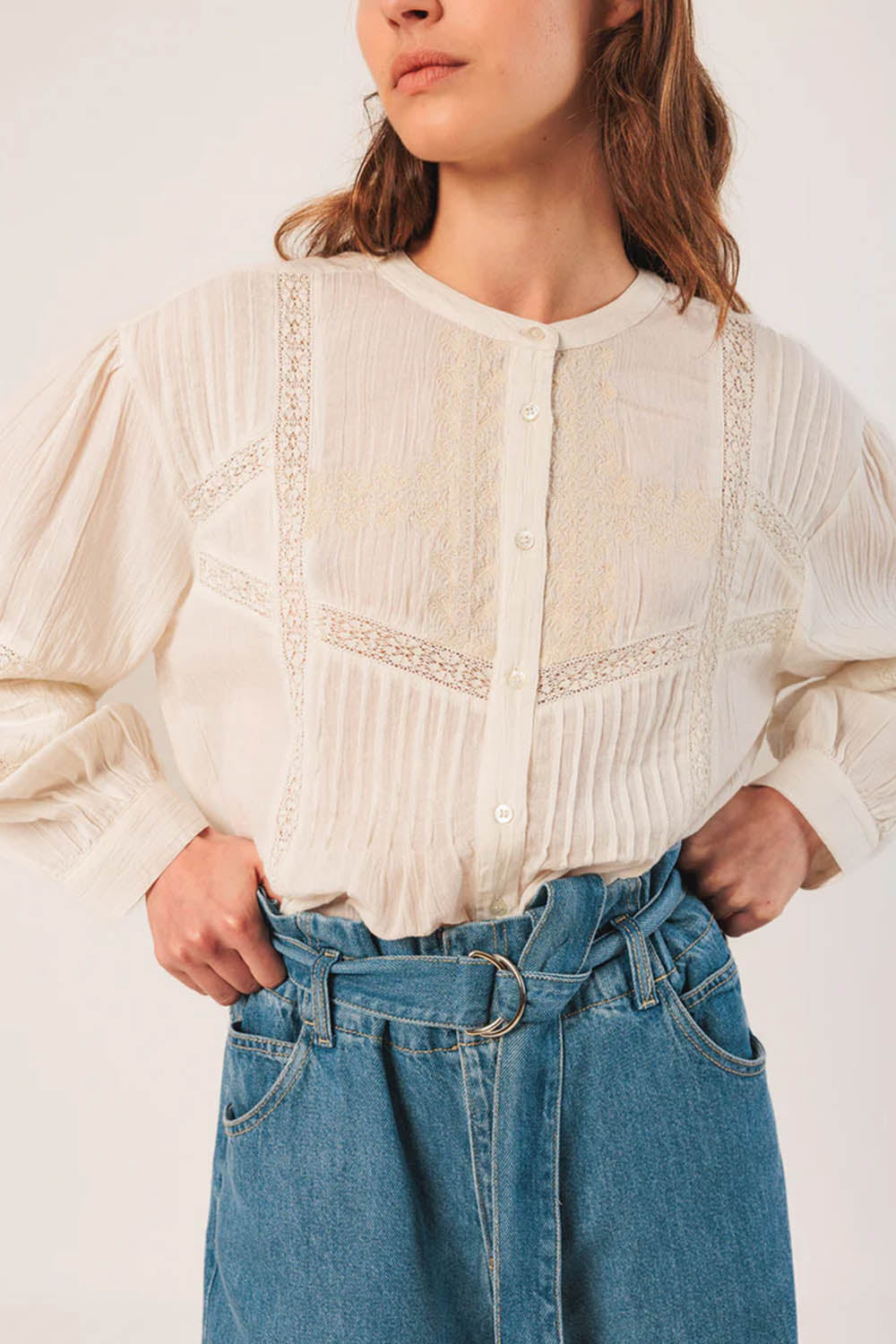 Ethnic Embroidered Shirt
