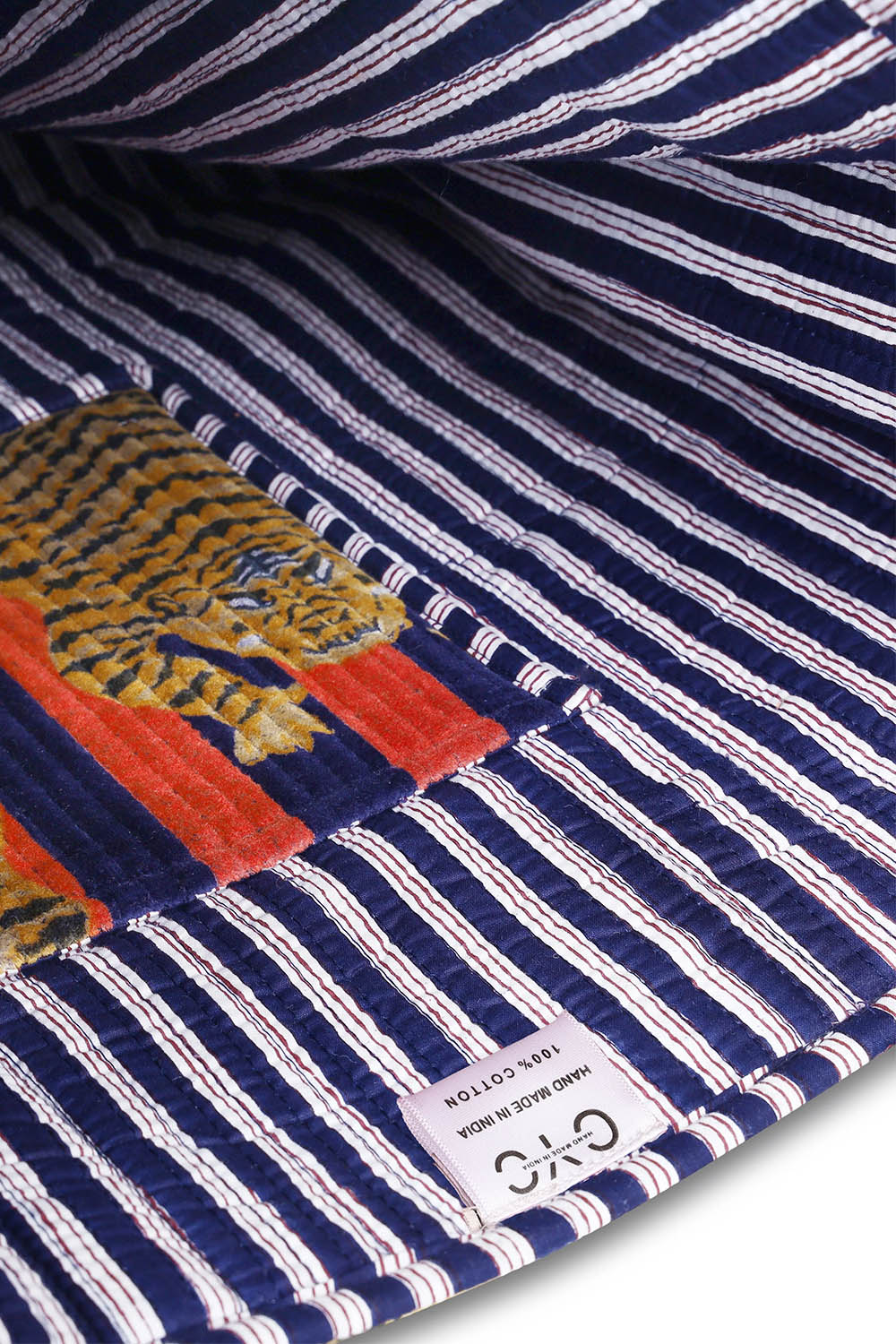 Velvet Tibetan Tiger Tote