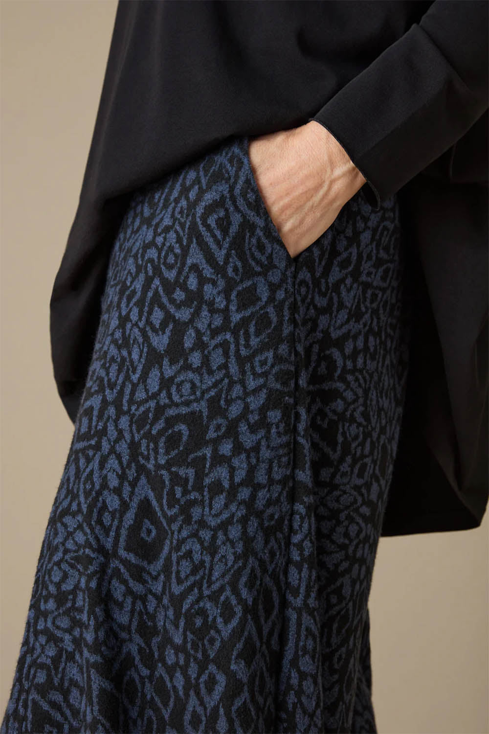 Ikat Soft Jersey Bubble Trousers