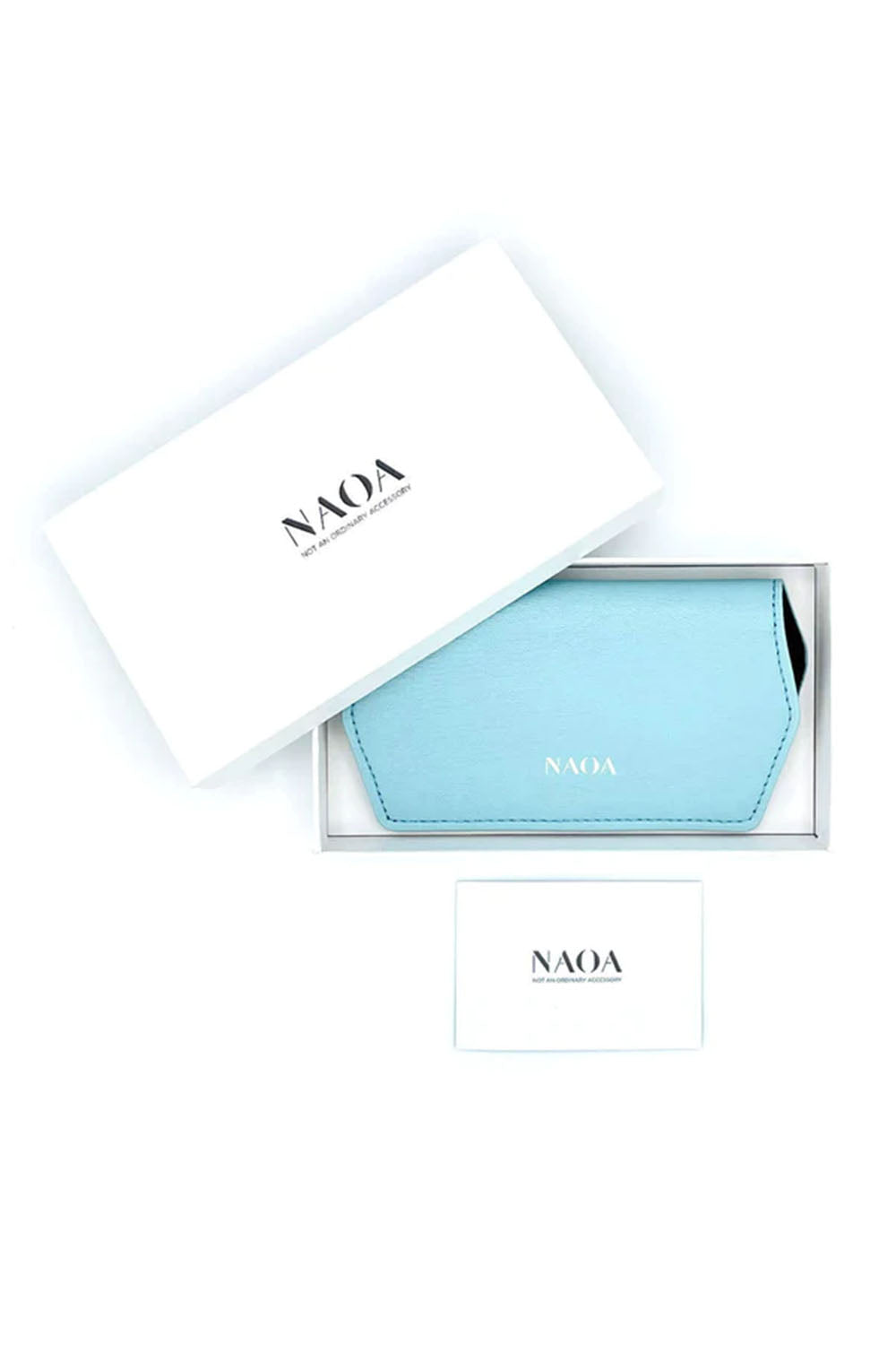 Naoa Apple Leather Slim Glasses Case