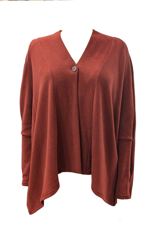 One Button Soft Cardigan