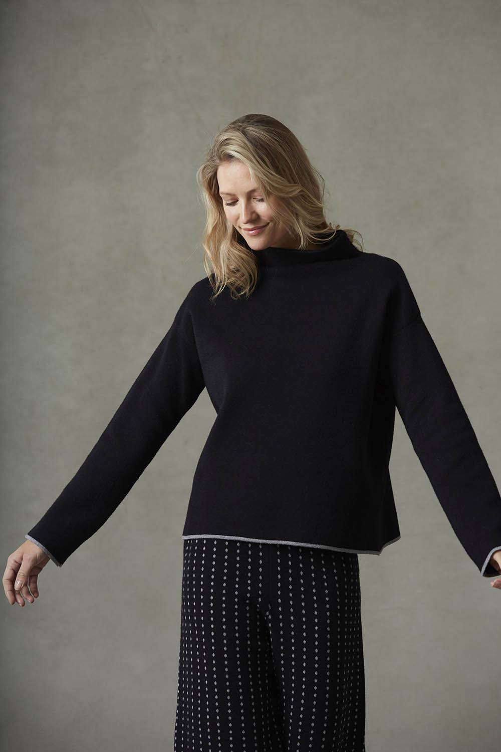 Jacquard Plain 2587 Sweater