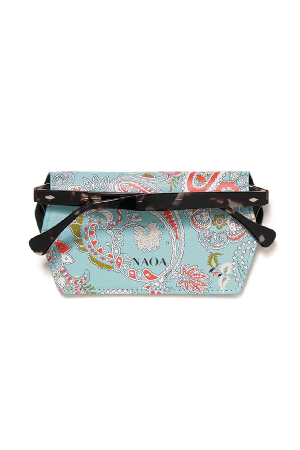 Naoa Apple Leather Slim Glasses Case