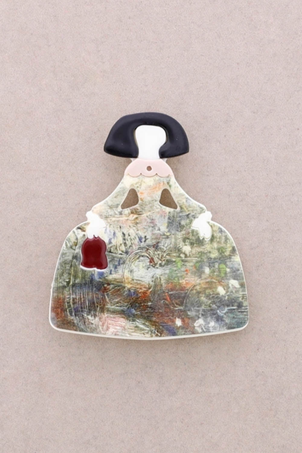 Magnetic Watercolour Menina Brooch