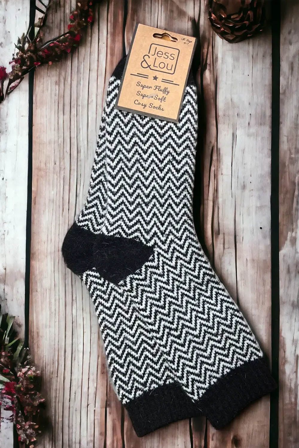 Cosy Herringbone Socks