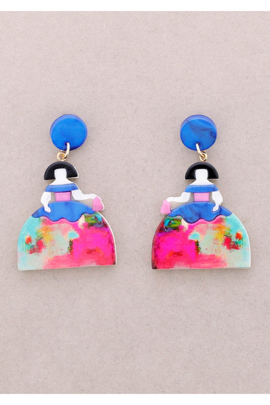 Menina Resin Earrings