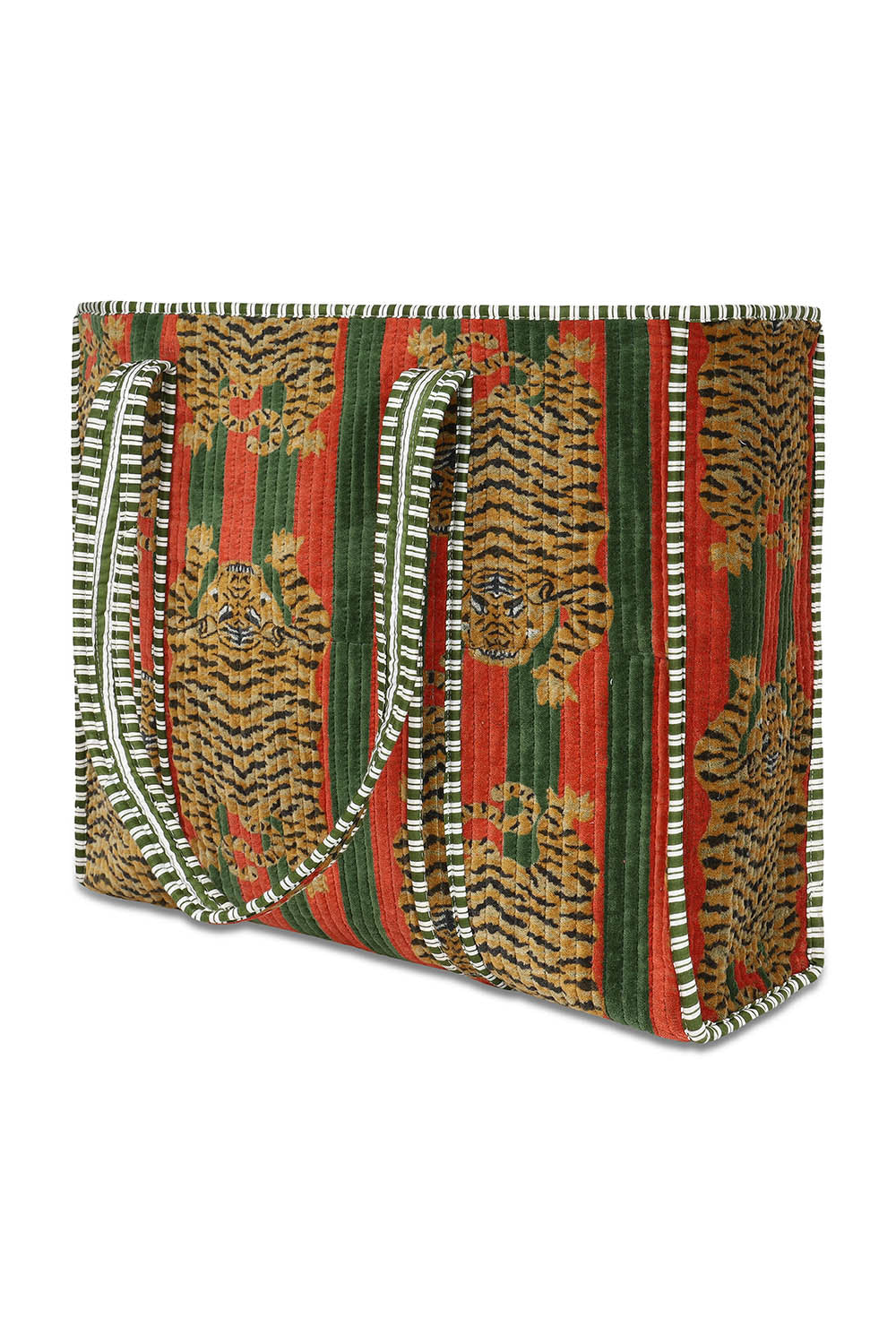 Velvet Tibetan Tiger Tote