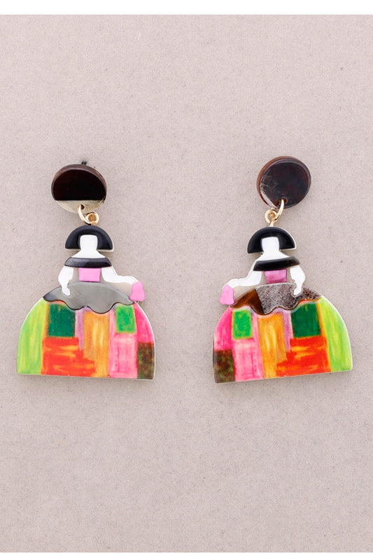 Menina Resin Earrings