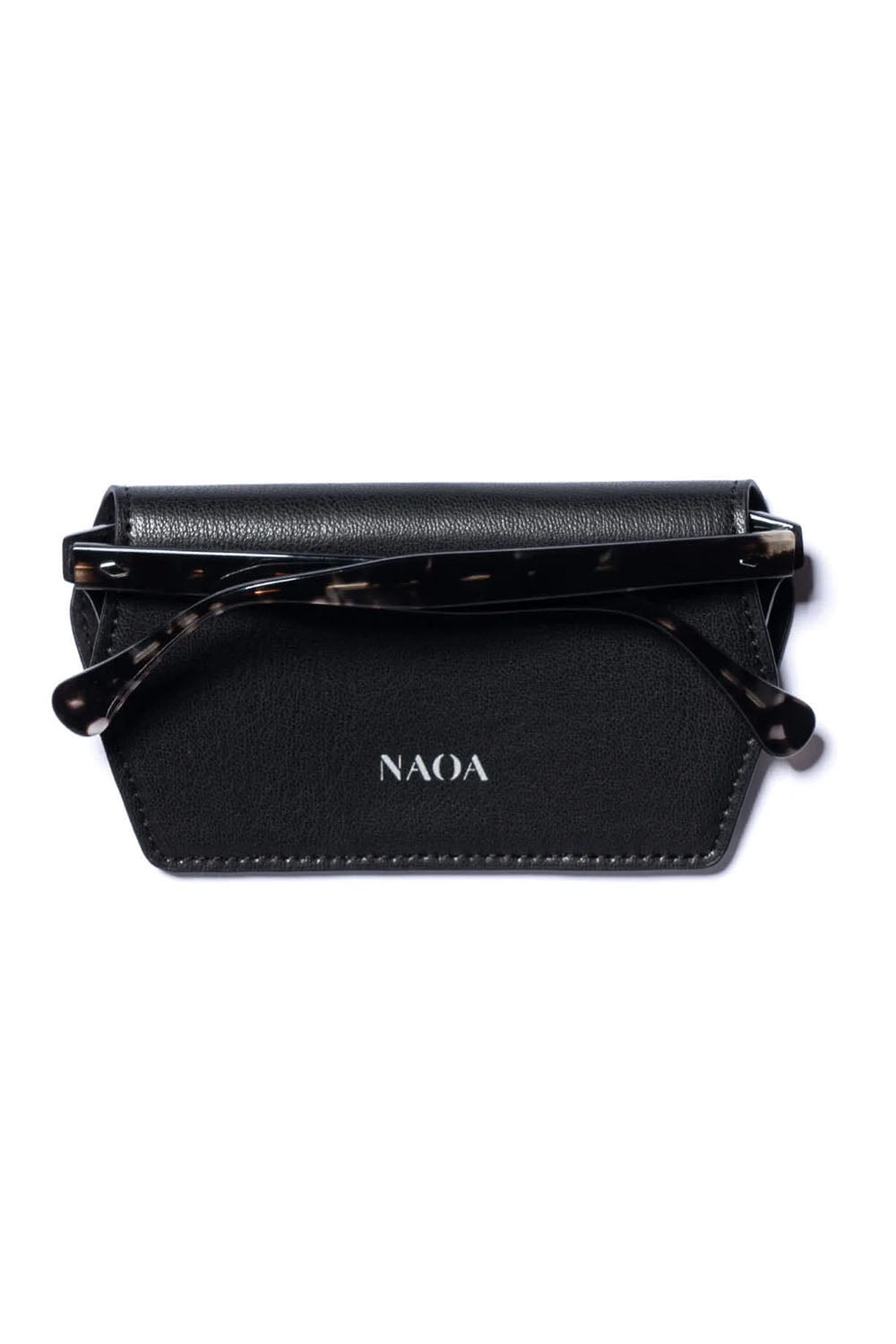 Naoa Apple Leather Slim Glasses Case