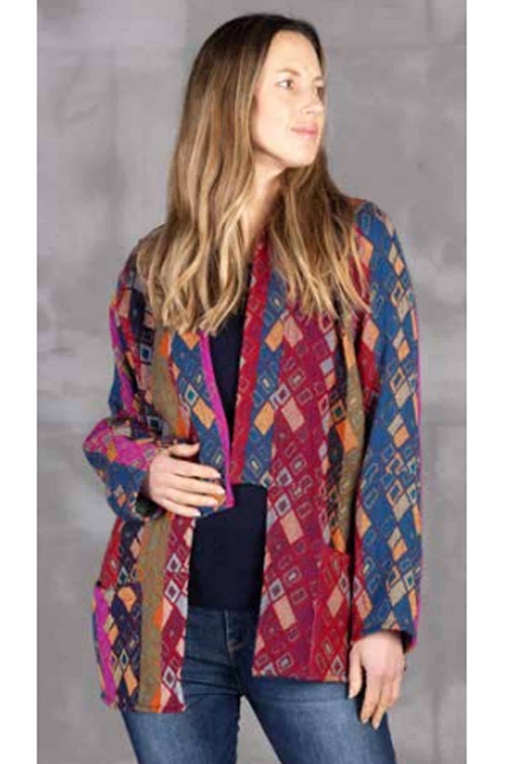 Pure Wool Reversible Moksha Jacket