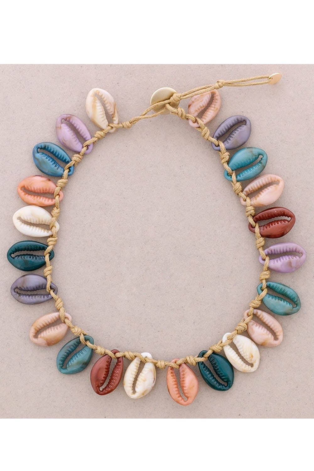 Colourful Shell Choker Necklace