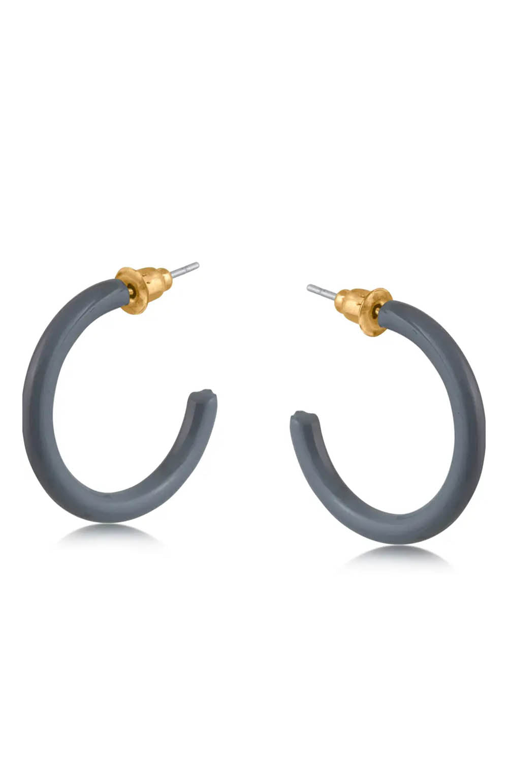 Stamena Enamelled Hoop Earrings