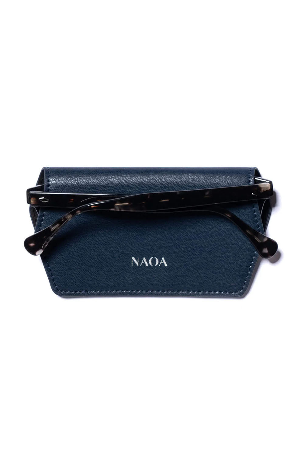 Naoa Apple Leather Slim Glasses Case