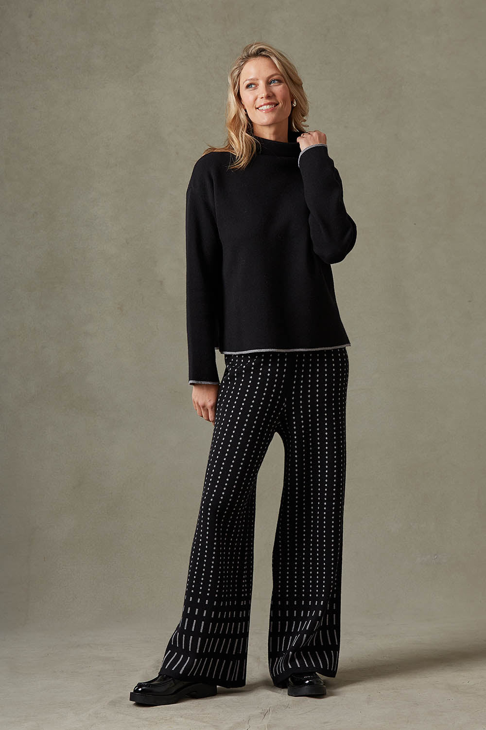Jacquard Plain 2587 Sweater
