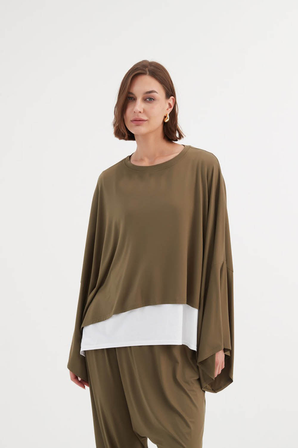 Jersey Oversized Layer Top