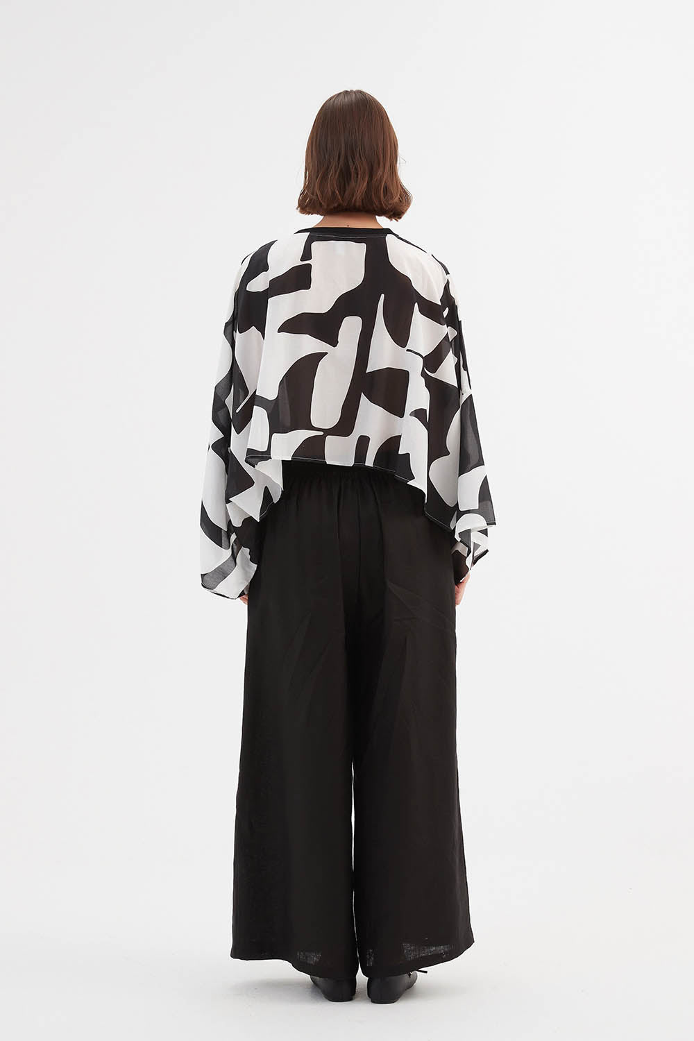 Silky Oversized Layer Top