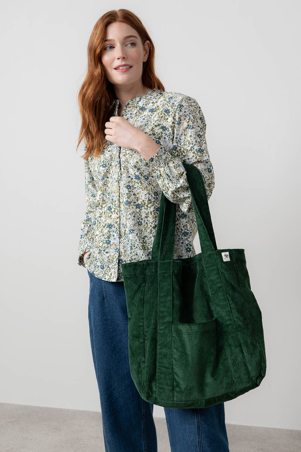Cord Shopper Bag Plain