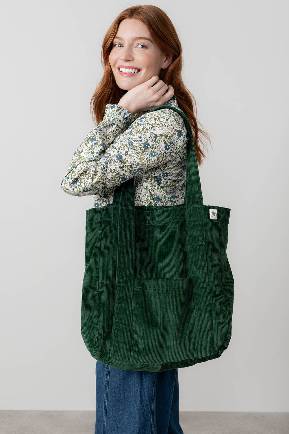 Cord Shopper Bag Plain