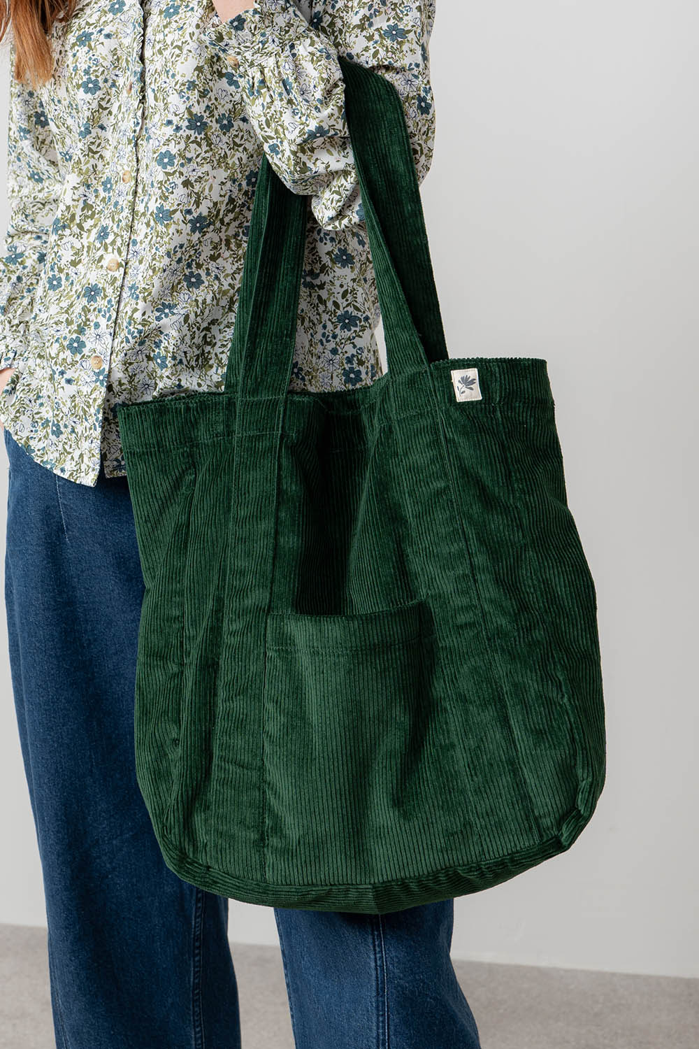 Cord Shopper Bag Plain
