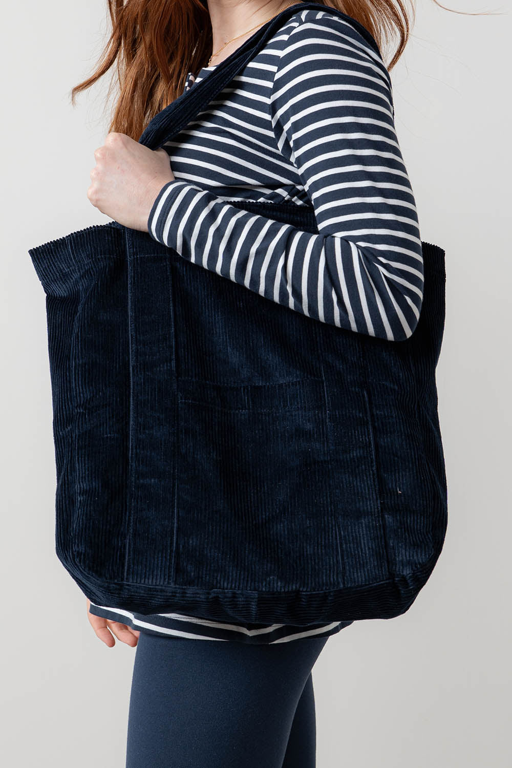 Cord Shopper Bag Plain