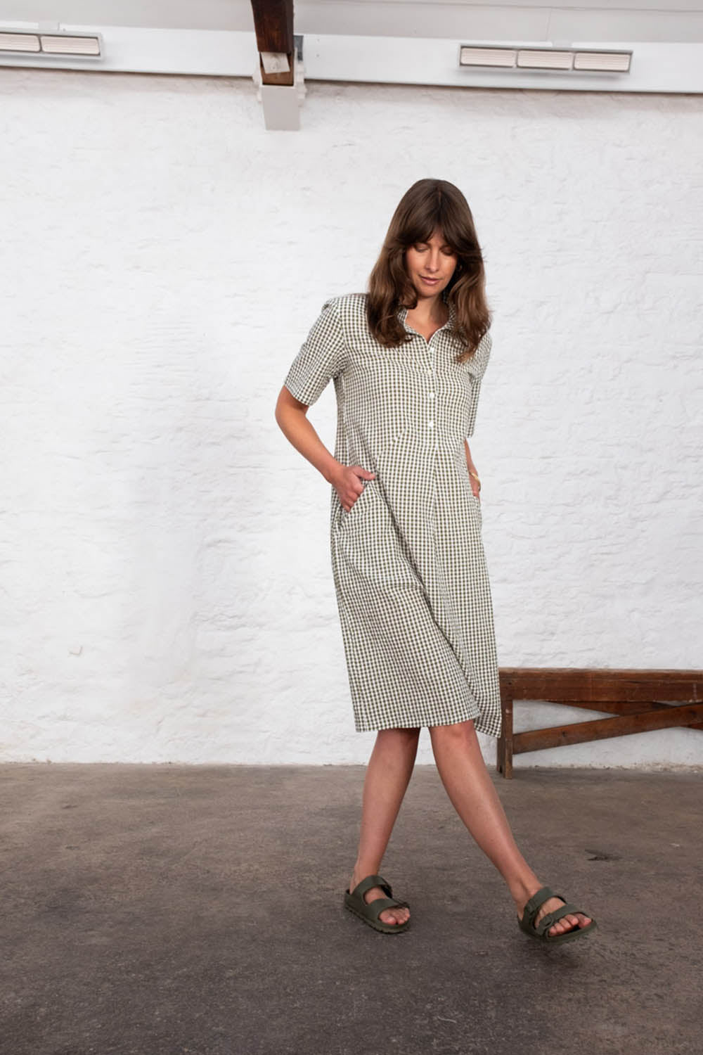 Gingham Alexa Shirt Dress