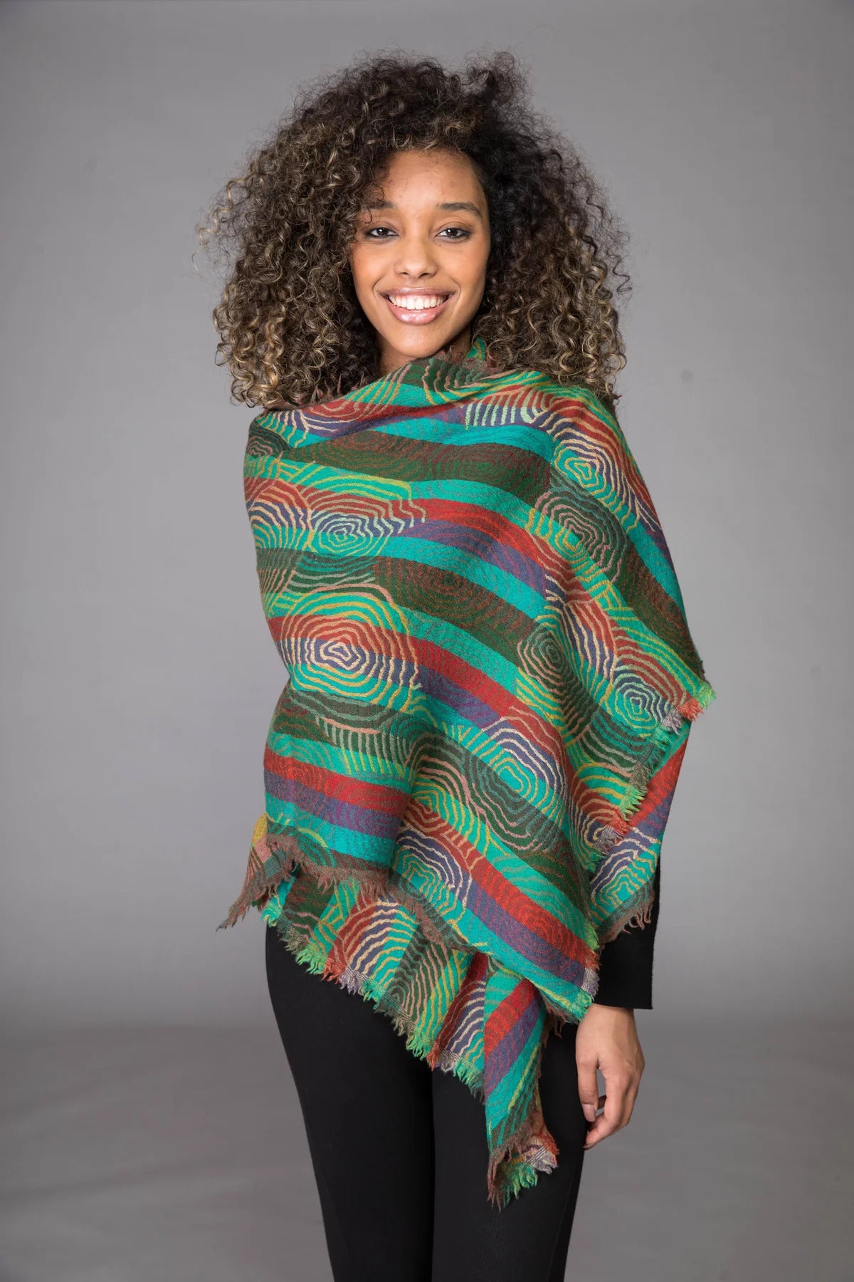 Nila Rubia Spiral Shawl