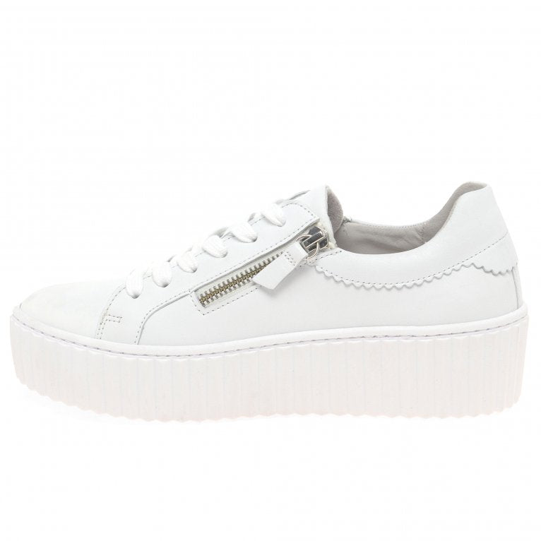Gabor Shoes Dolly Trainer White