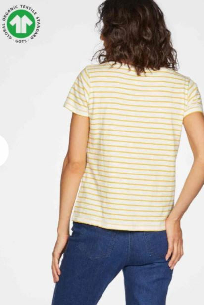 Thought Lemon Stripe Organic Cotton Top