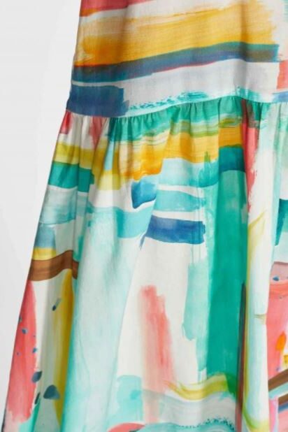 Thought Pintello Drop Waist Dress Jade