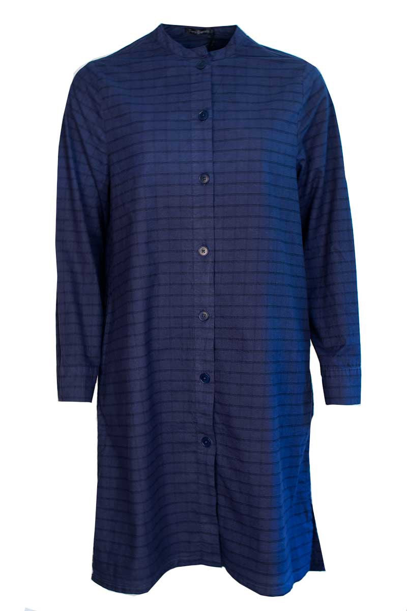 Two Danes Winona Long Shirt Navy
