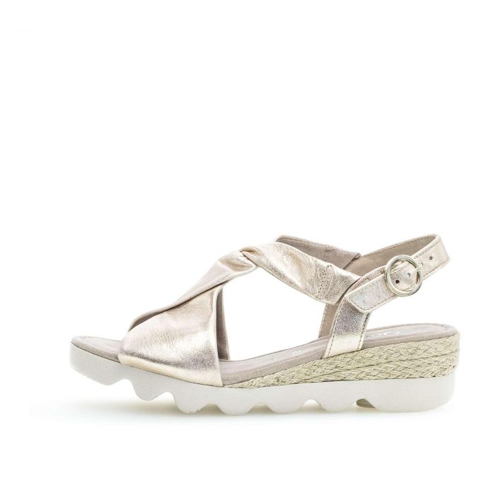 Gabor Shoes Rich Sandal Gold
