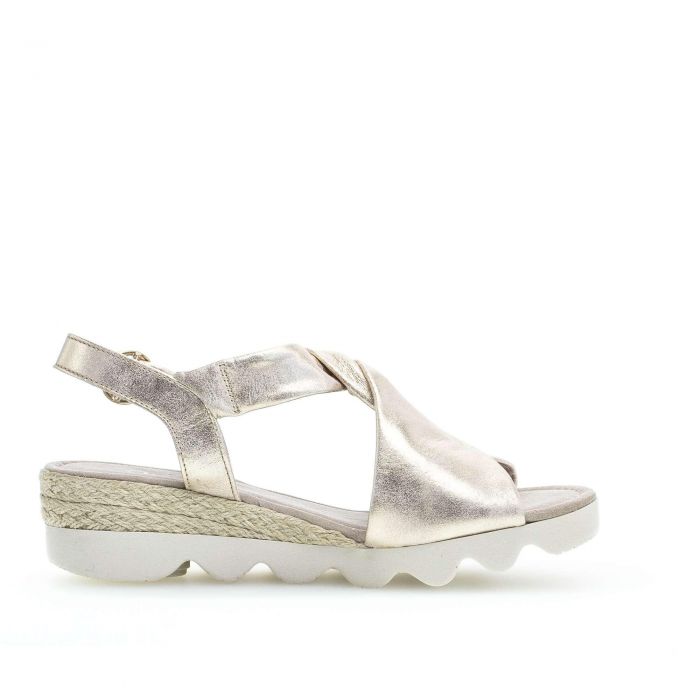 Gabor Shoes Rich Sandal Gold