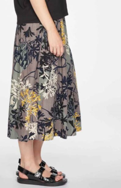 Thought Brielle Pleated Skirt Smoke