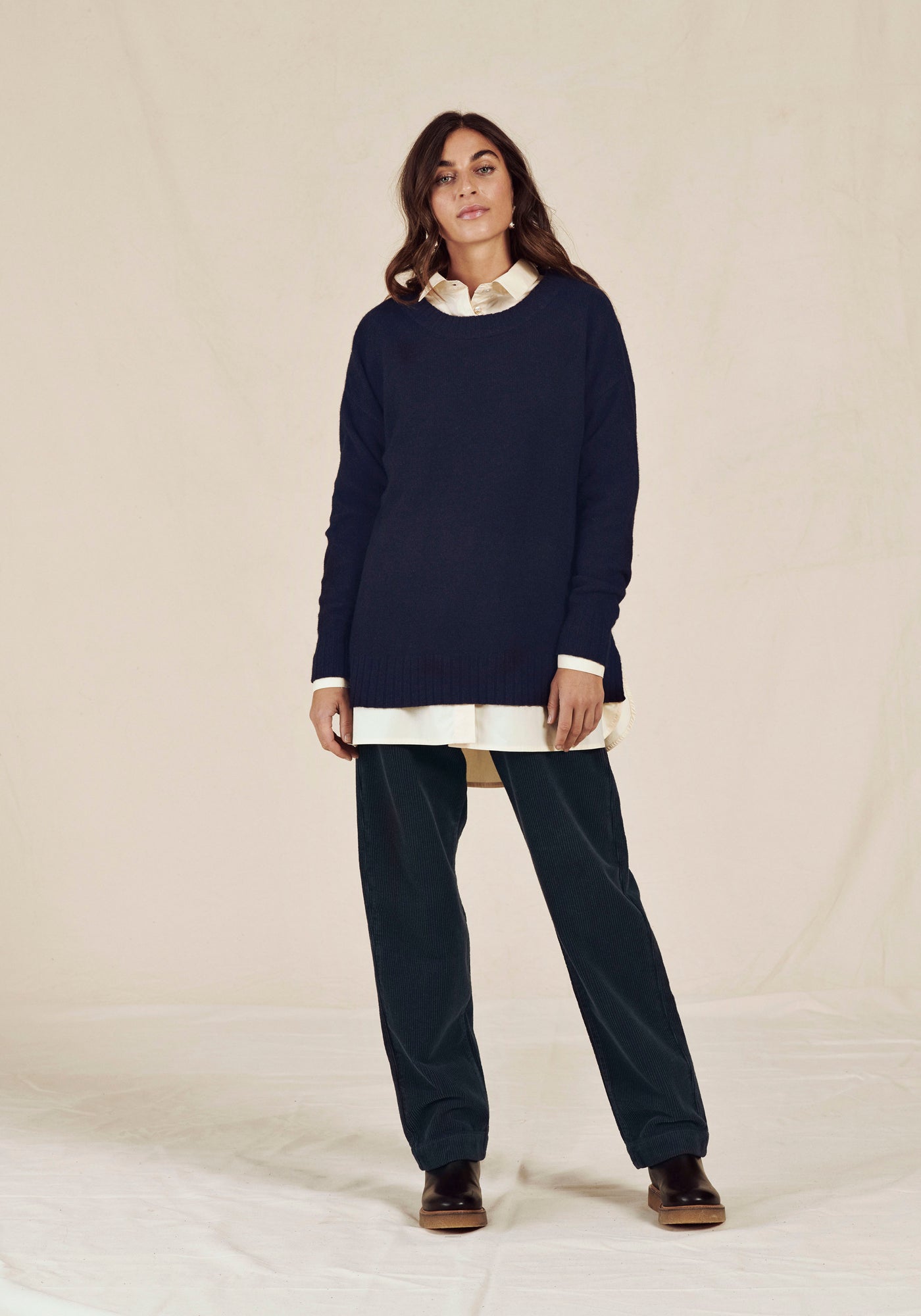 Two Danes Caro Trousers Pilot Blue