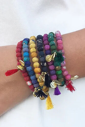 Just Trade Kantha Connection Bracelet Serenity