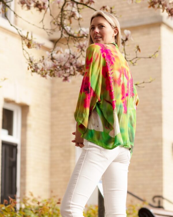 From My Mothers Garden Give Me Butterflies Kimono