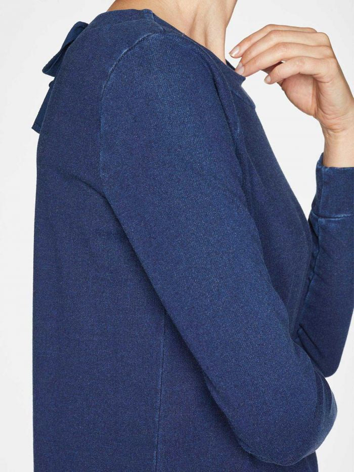 Thought Pelly Dress Navy Blue