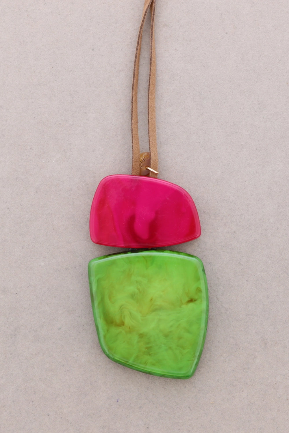 Chunky Double Pendant Necklace
