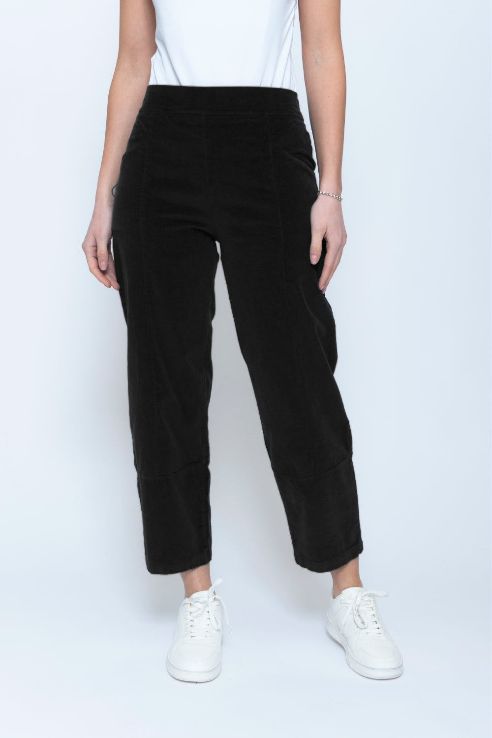 Cord Classic Flat Front Bubble Trousers