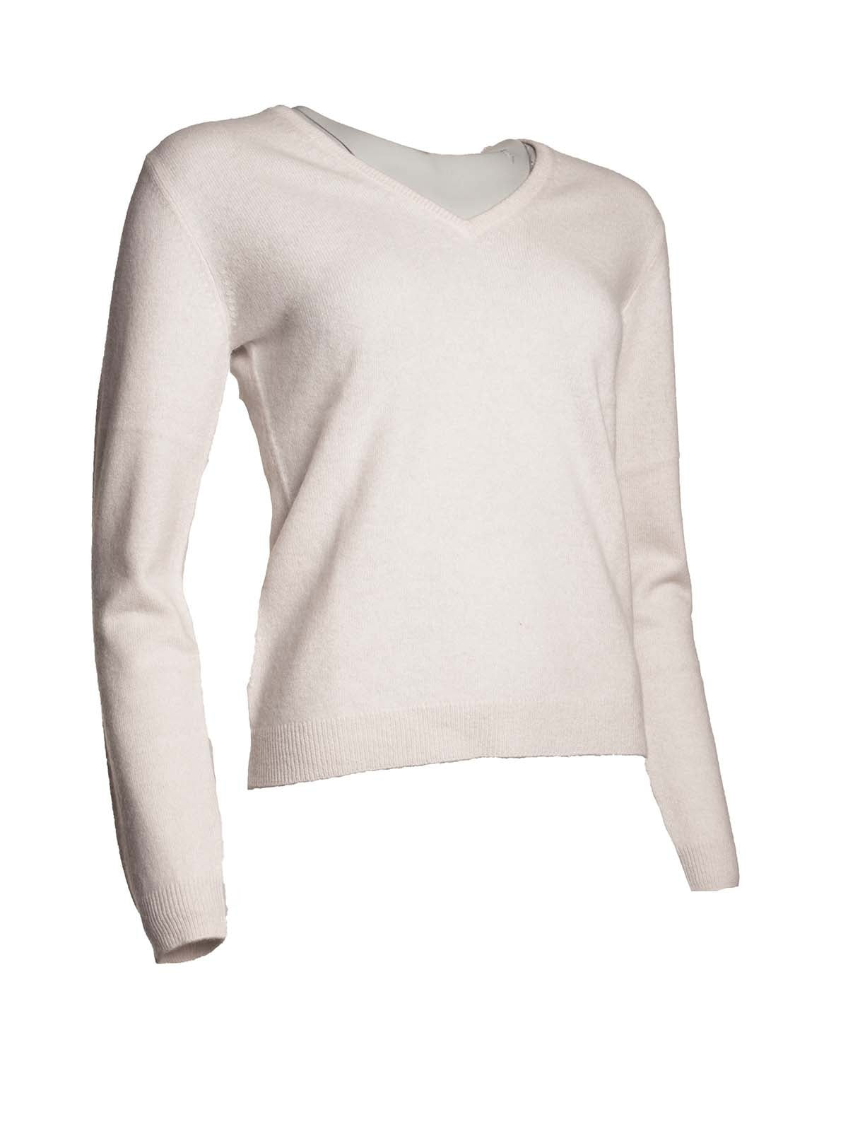 Brodie Fine Cashmere Brodie V Jumper Pink