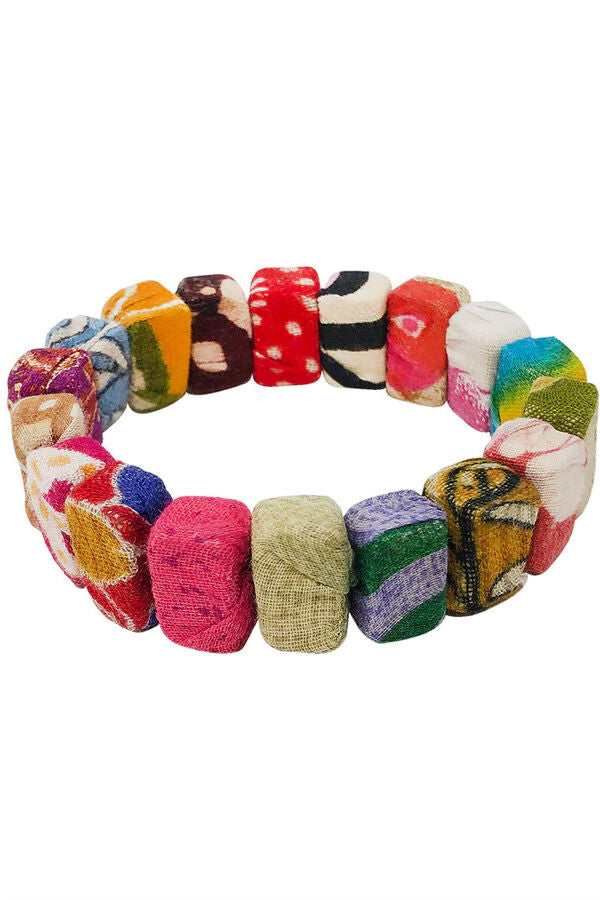 Just Trade Kantha Block Bracelet
