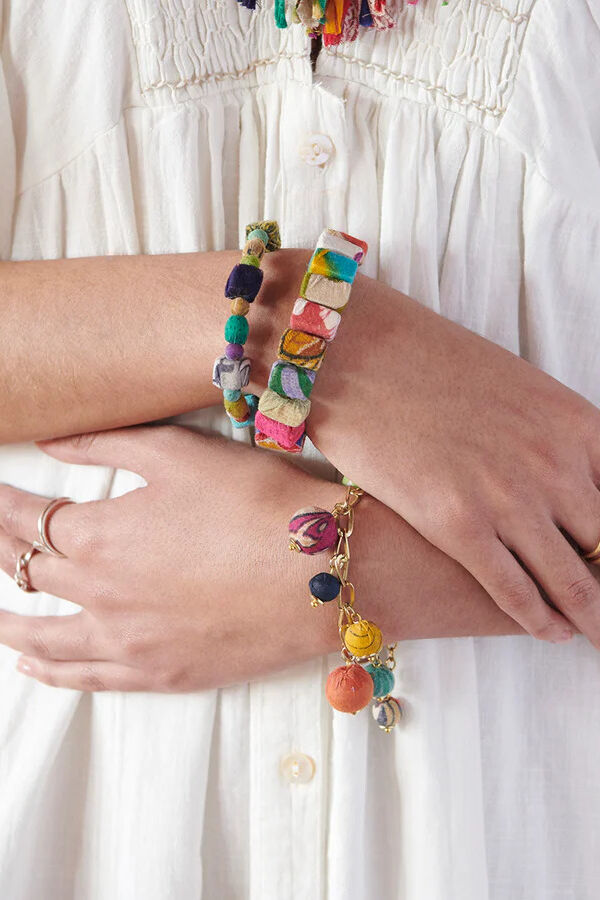 Just Trade Kantha Block Bracelet