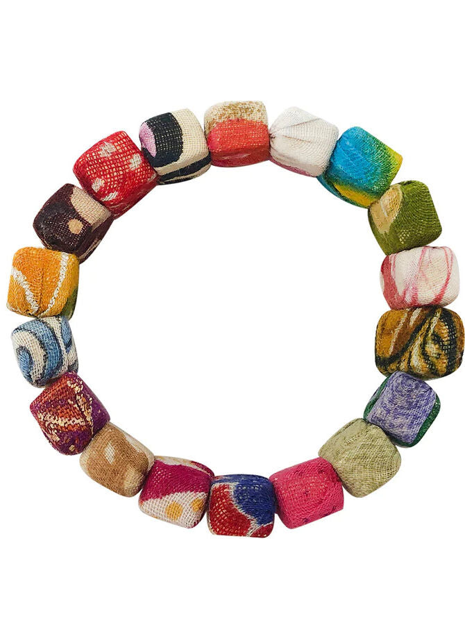 Just Trade Kantha Block Bracelet