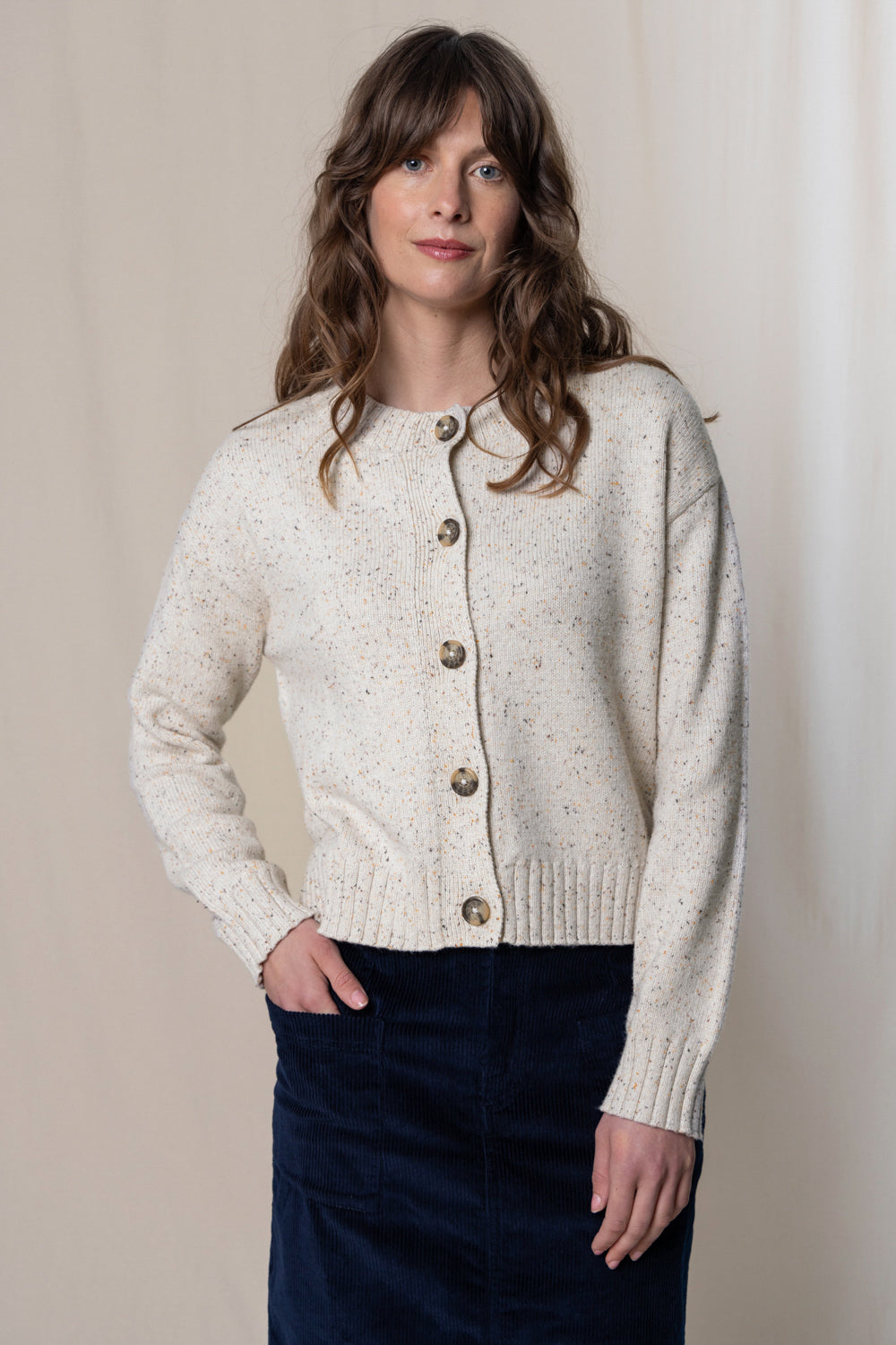 Juniper Cardigan - Oatmeal main image 1