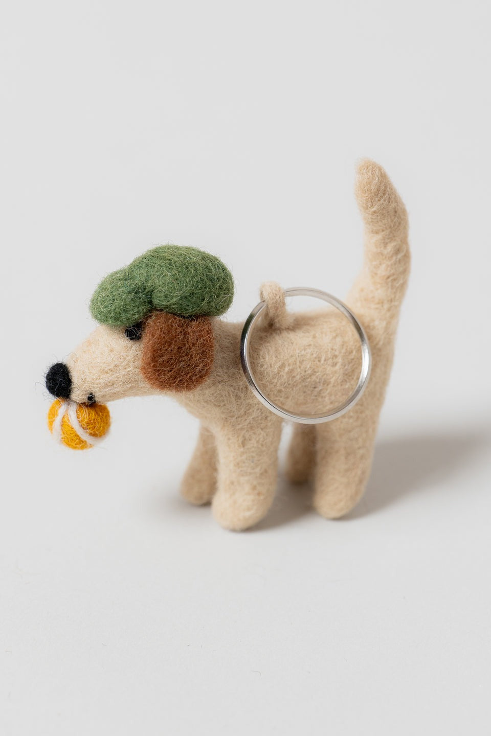Fetch Dog Felted Friend