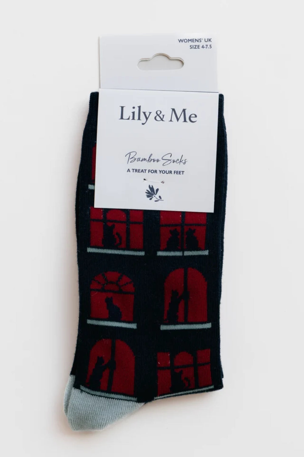 Window Cats Socks