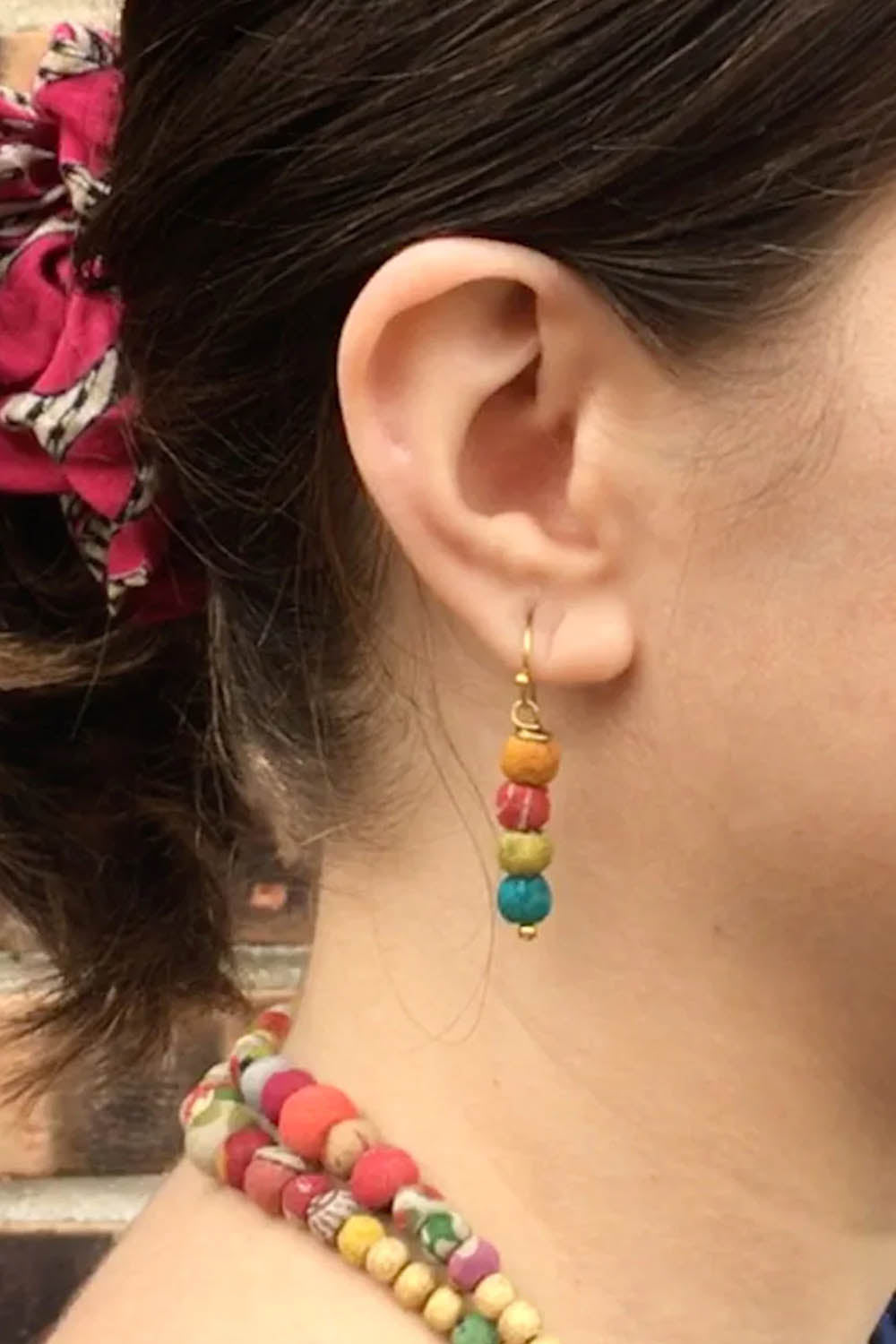 Quatre Kantha Earrings
