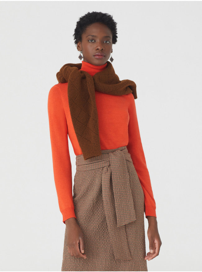 Nice Things Checked Oppenheim Midi Skirt