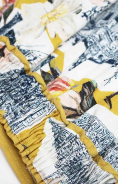 Thought El Audaz Flared Skirt Lemon